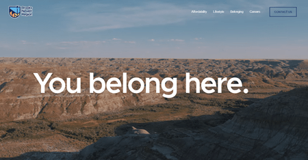 Move to Brooks Alberta Dinosaur Park Background