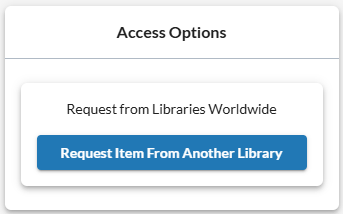 Request from another library