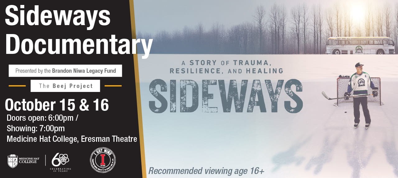 Sideways Documentary event poster. October 15 and 16.