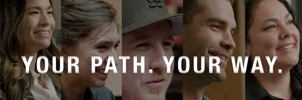 Pathways interviewees headshots with text 