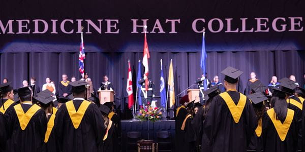 Graduates assembled at Convocation Ceremony