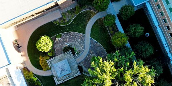 Aerial view of Medicine Hat campus