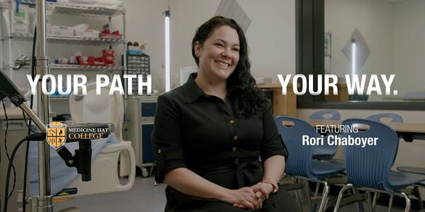 Rori Chaboyer sitting in medical simulation lab - Pathways.