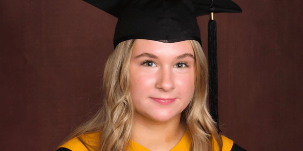 2025 Student of the Year Award Winner, Gabrielle Hales.